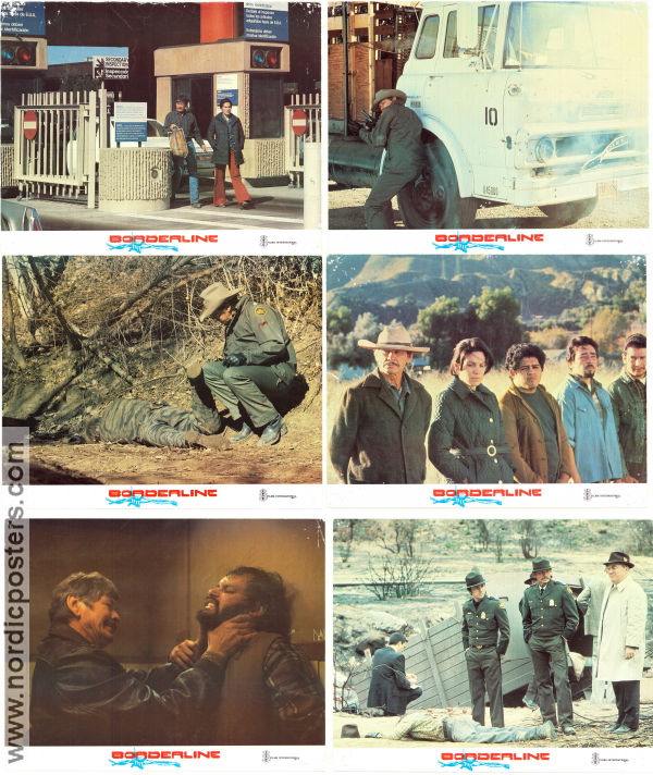 Borderline 1980 lobby card set Charles Bronson Bruno Kirby Bert Remsen Jerrold Freedman