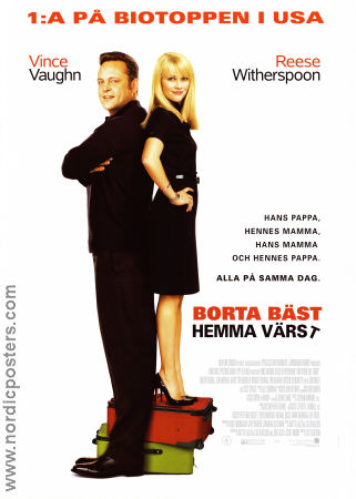 Borta bäst 2009 poster Vince Vaughn Reese Witherspoon Seth Gordon Helger