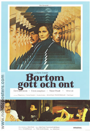 Bortom gott och ont 1977 poster Dominique Sanda Erland Josephson Robert Powell Liliana Cavani