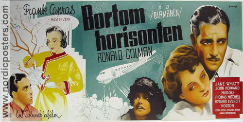 Lost Horizon 1937 movie poster Ronald Colman Jane Wyatt Frank Capra Find more: Large poster Eric Rohman art Planes