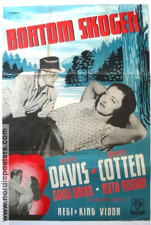 Beyond the Forest 1949 movie poster Bette Davis Joseph Cotten David Brian King Vidor Film Noir