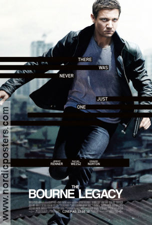 The Bourne Legacy 2012 movie poster Jeremy Renner Rachel Weisz Tony Gilroy