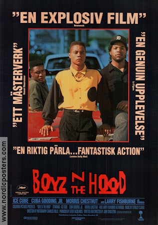 Boyz n the Hood 1991 poster Ice Cube John Singleton