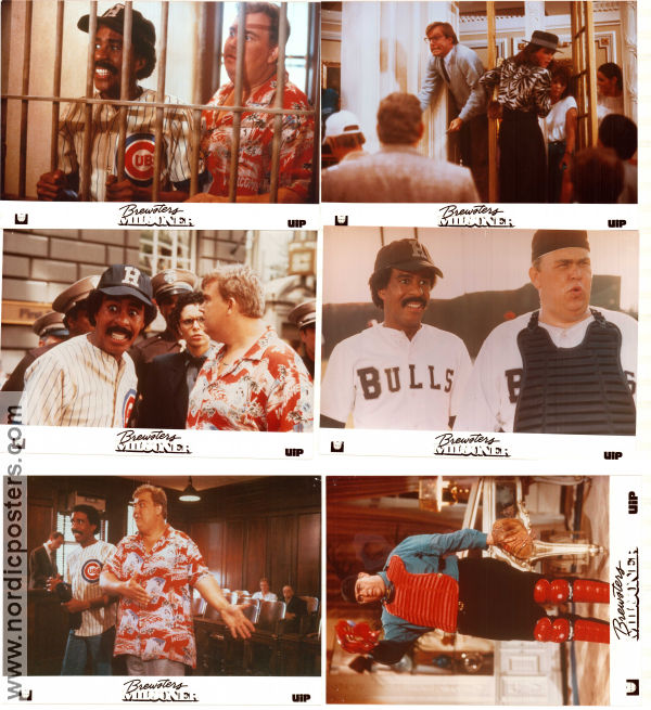 Brewsters miljoner 1985 lobbykort Richard Pryor John Candy Lonette McKee Walter Hill Sport