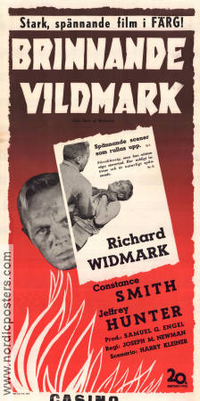 Red Skies of Montana 1952 movie poster Richard Widmark Constance Smith