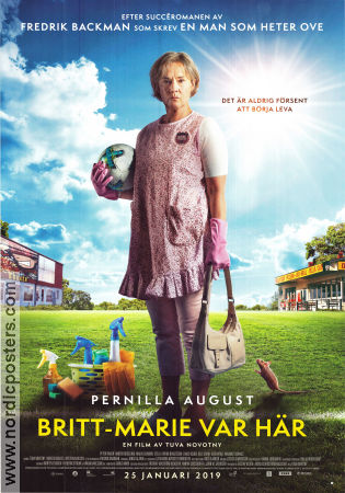 Britt-Marie var här 2019 movie poster Pernilla August Peter Haber Anders Mossling Tuva Novotny Sports