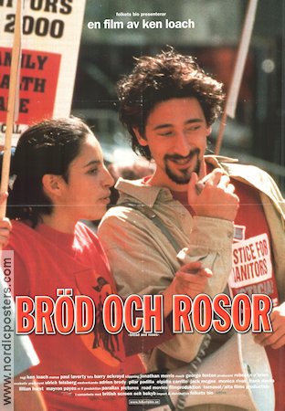 Bread and Roses 2000 movie poster Pilar Padilla Adrien Brody Ken Loach