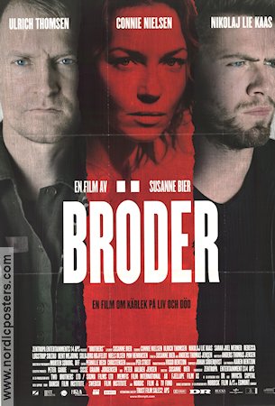 Brödre 2004 movie poster Ulrich Thomsen Nikolaj Lie Kaas Connie Nielsen Susanne Bier Denmark