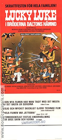 La ballade des Dalton 1978 movie poster Lucky Luke René Goscinny Writer: Morris-Goscinny