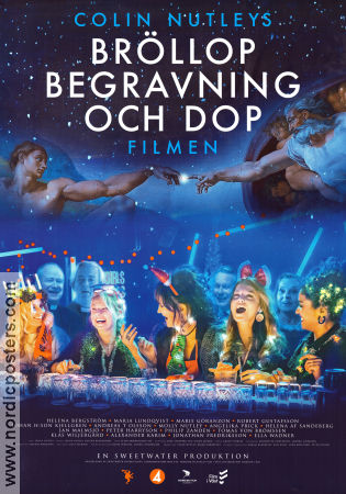 Bröllop begravning och dop 2021 movie poster Helena af Sandberg Helena Bergström Jonathan Fredriksson Colin Nutley Holiday