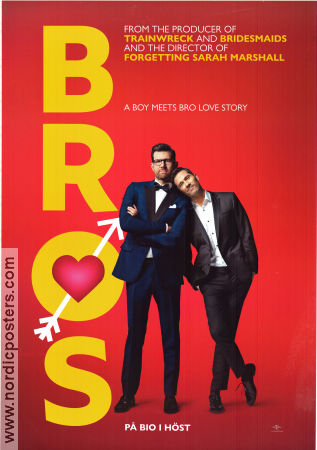 Bros 2022 movie poster Billy Eichner Luke Macfarlane Guy Branum Nicholas Stoller