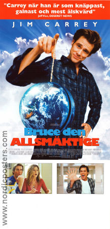 Bruce den allsmäktige 2003 poster Jim Carrey Morgan Freeman Jennifer Aniston Tom Shadyac Religion