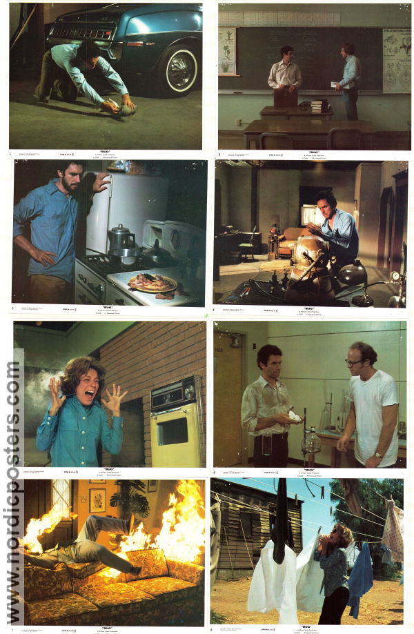 Bug 1975 lobby card set Joanna Miller Bradford Dillman Richard Gilliland Jeannot Szwarc Insects and spiders