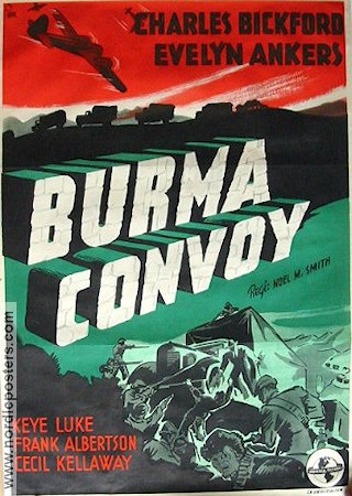 Burma Convoy 1942 movie poster Charles Bickford Asia