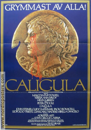 Caligula 1979 poster Malcolm McDowell Tinto Brass
