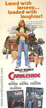 Candleshoe 1977 movie poster David Niven Jodie Foster
