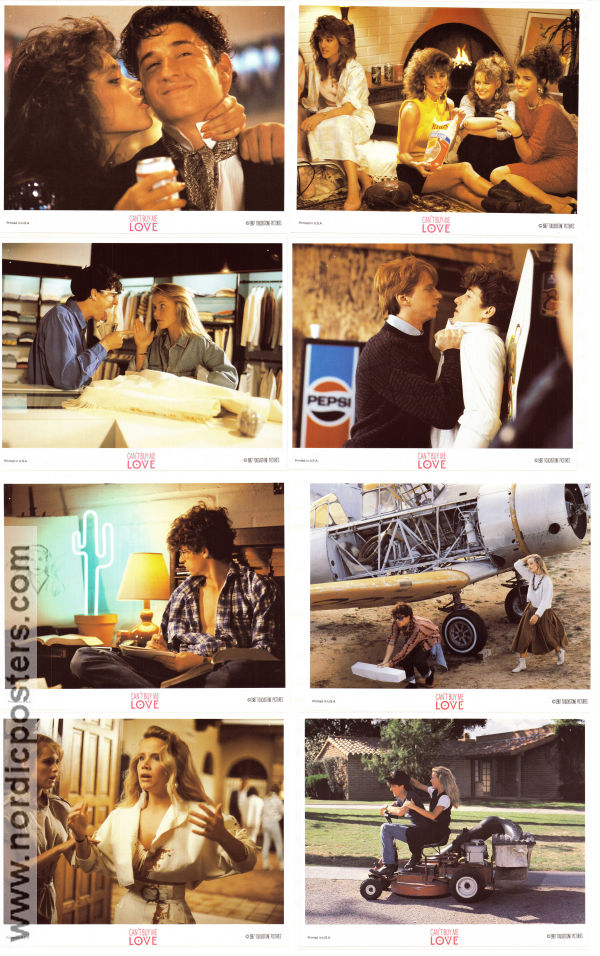 Can´t Buy Me Love 1987 lobby card set Patrick Dempsey Amanda Peterson Courtney Gains Steve Rash