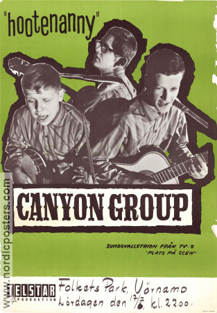 Canyon Group Värnamo 1965 poster Claes Jansson Lars Magnus Janson