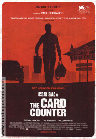 The Card Counter 2021 movie poster Oscar Isaac Tiffany Haddish Tye Sheridan Paul Schrader Gambling