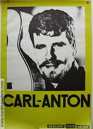 Carl Anton Decca 1968 poster Find more: Concert poster