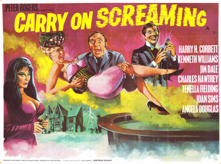 Carry On Screaming! 1966 movie poster Kenneth Williams Jim Dale Harry H Corbett Gerald Thomas
