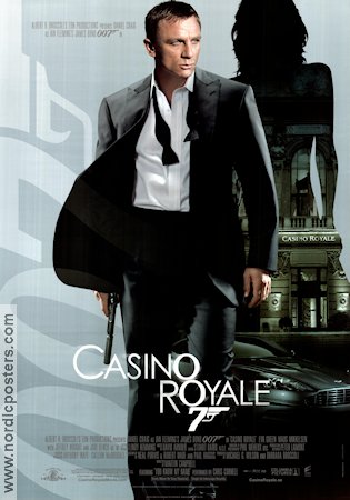 Casino Royale 2006 poster Daniel Craig Eva Green Mads Mikkelsen Martin Campbell Gambling Agenter