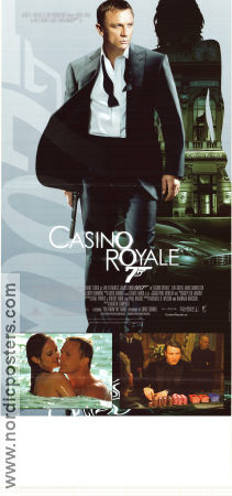 Casino Royale 2006 poster Daniel Craig Eva Green Mads Mikkelsen Martin Campbell Gambling Agenter