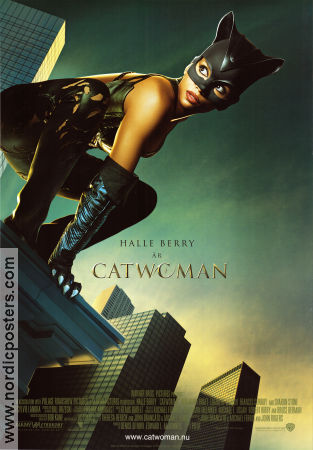 Catwoman 2004 movie poster Halle Berry Sharon Stone Benjamin Bratt Pitof Find more: Batman Find more: DC Comics Cats From comics