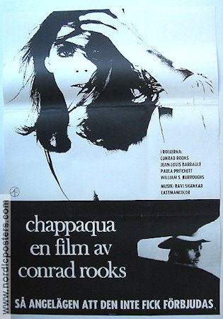 Chappaqua 1967 movie poster Conrad Rooks