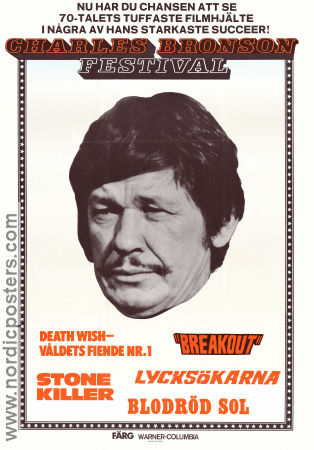 Charles Bronson-festival 1979 movie poster Charles Bronson Find more: Festival