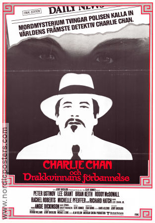 Charlie Chan and the Curse of the Dragon Queen 1981 movie poster Peter Ustinov Lee Grant Angie Dickinson Clive Donner