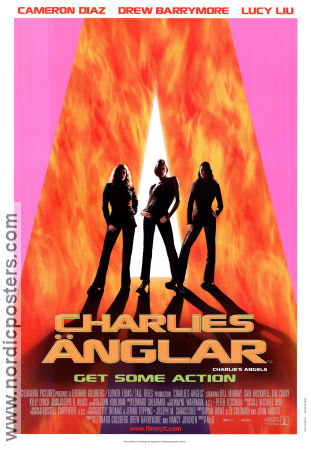 Charlie´s Angels 2000 movie poster Cameron Diaz Drew Barrymore Lucy Liu McG Agents From TV Ladies