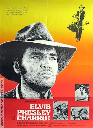 Charro! 1969 movie poster Elvis Presley Ina Balin Victor French Charles Marquis Warren