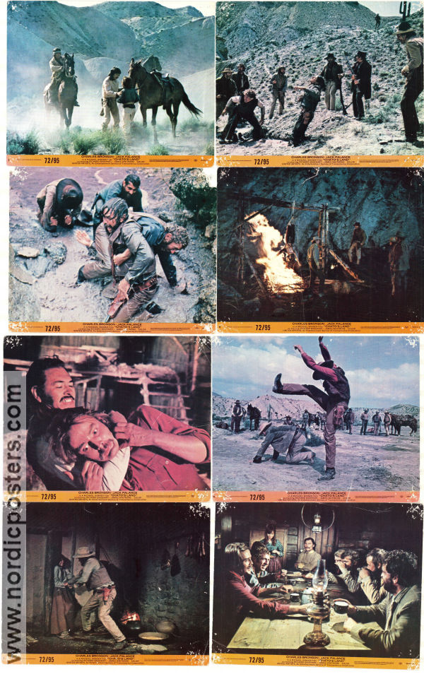 Chato´s Land 1972 lobby card set Charles Bronson Jack Palance James Whitmore Michael Winner