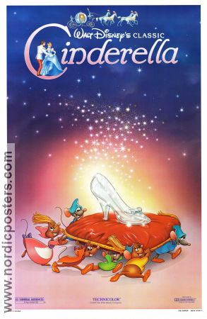 Cinderella 1950 movie poster Ilene Woods Clyde Geronimi Animation Find more: Askungen