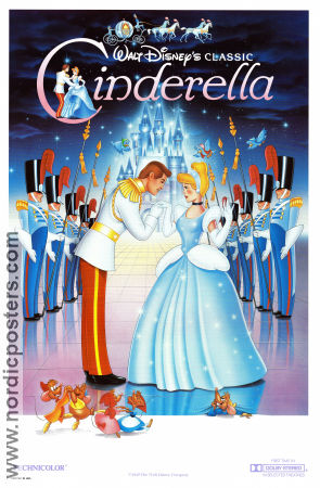 Cinderella 1950 movie poster Ilene Woods Clyde Geronimi Animation Find more: Askungen