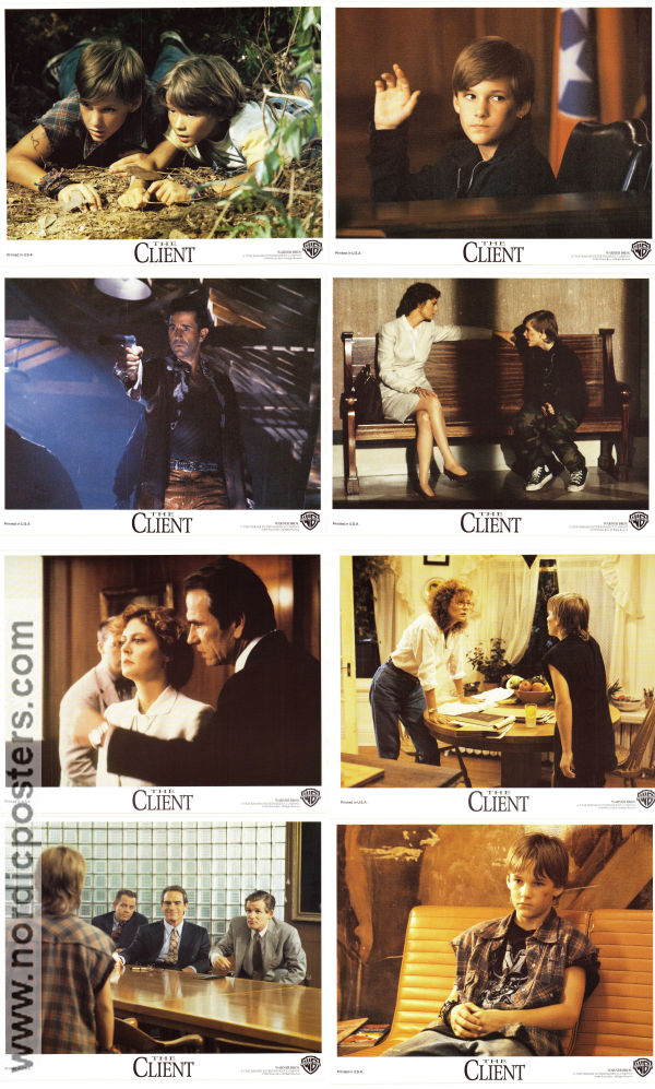 The Client 1994 lobby card set Susan Sarandon Tommy Lee Jones Brad Renfro Joel Schumacher