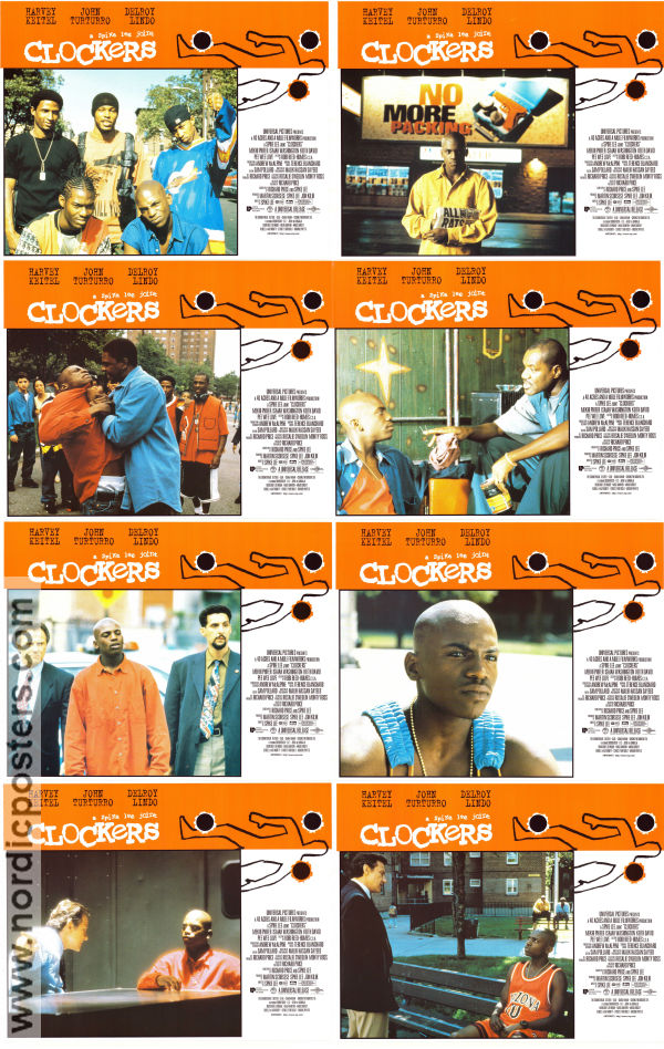 Clockers 1995 lobbykort Harvey Keitel John Turturro Delroy Lindo Spike Lee