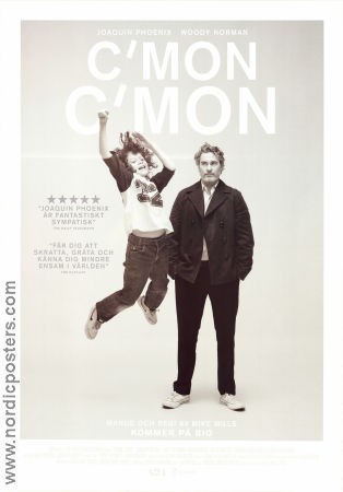 C´mon c´mon 2021 movie poster Joaquin Phoenix Gaby Hoffmann Woody Norman Mike Mills