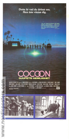 Cocoon 1985 movie poster Don Ameche Wilford Brimley Steve Guttenberg Ron Howard Ships and navy