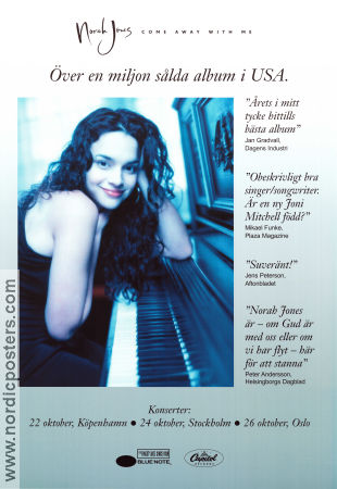 Come Away With Me CD 2004 poster Norah Jones