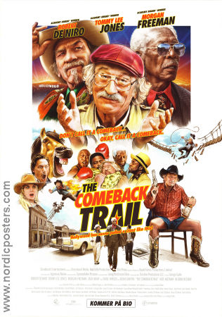 The Comeback Trail 2020 poster Robert De Niro Tommy Lee Jones Morgan Freeman George Gallo