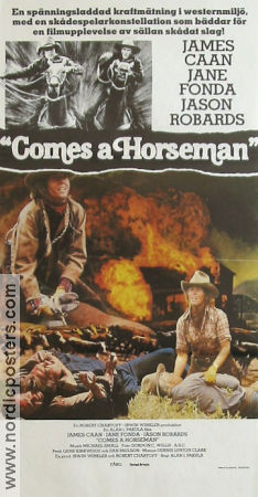 Comes a Horseman 1978 movie poster James Caan Jane Fonda Jason Robards Alan J Pakula Horses Romance