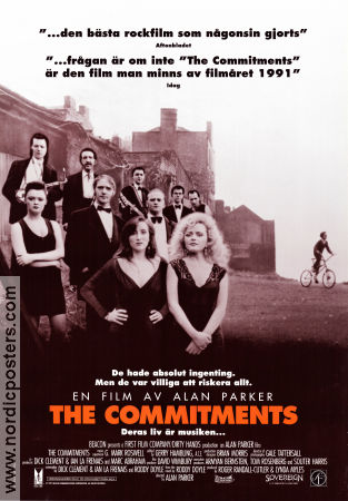 Poster by Athena 1991 Still sealed in original wrapper. THE COMMITMENTS 
