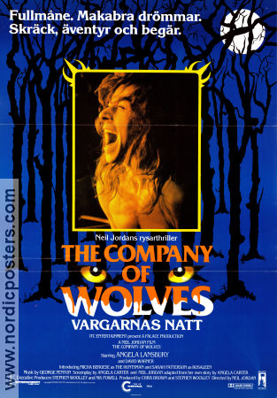 The Company of Wolves 1984 poster Sarah Patterson Angela Lansbury David Warner Neil Jordan