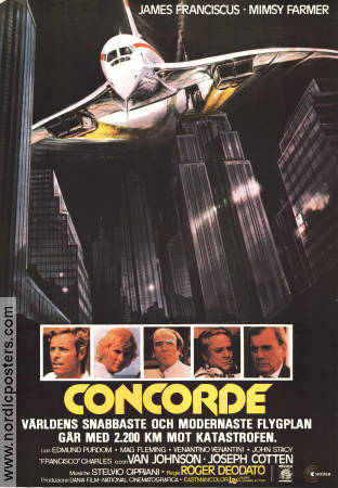 Concorde 1979 movie poster James Franciscus Mimsy Farmer Roger Deodato Planes
