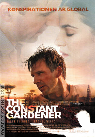 The Constant Gardener 2005 movie poster Ralph Fiennes Rachel Weisz Danny Huston Fernando Meirelles Find more: Africa