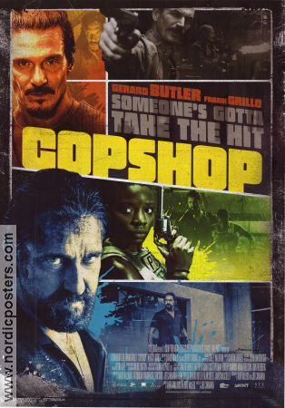 Copshop 2021 movie poster Gerard Butler Frank Grillo Alexis Louder Joe Carnahan Police and thieves