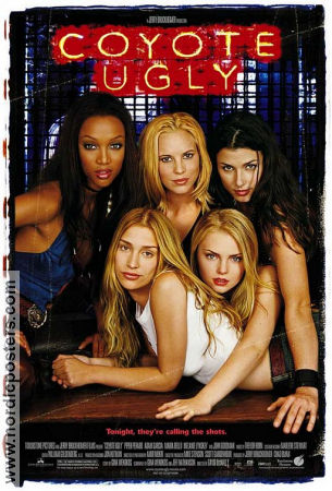 Coyote Ugly 2000 movie poster Piper Perabo Adam Garcia John Goodman Izabella Miko David McNally Ladies