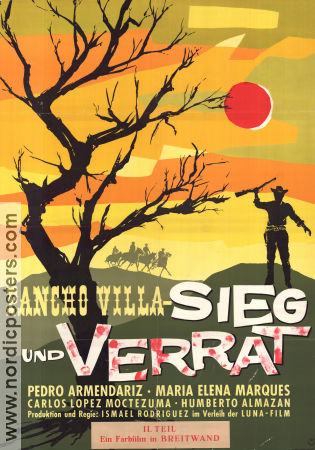 Cuando Viva Villa es la muerte 1960 movie poster Pedro Armendariz Ismael Rodriguez Country: Mexico